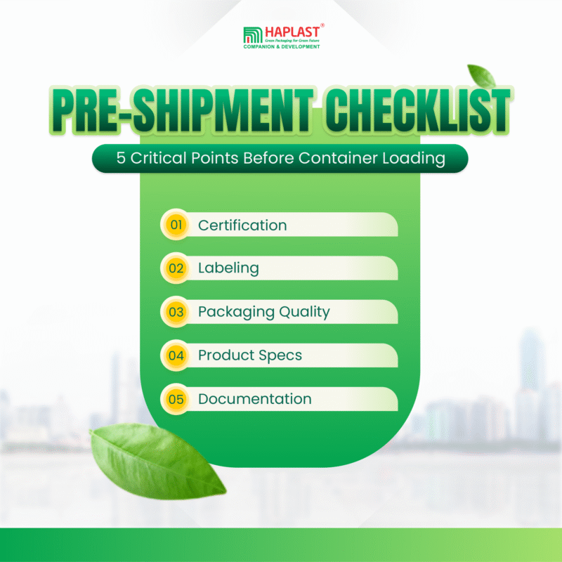 Packing Material Checklist Reliable Customized Packaging for Every Global Market | HAPLAST ...