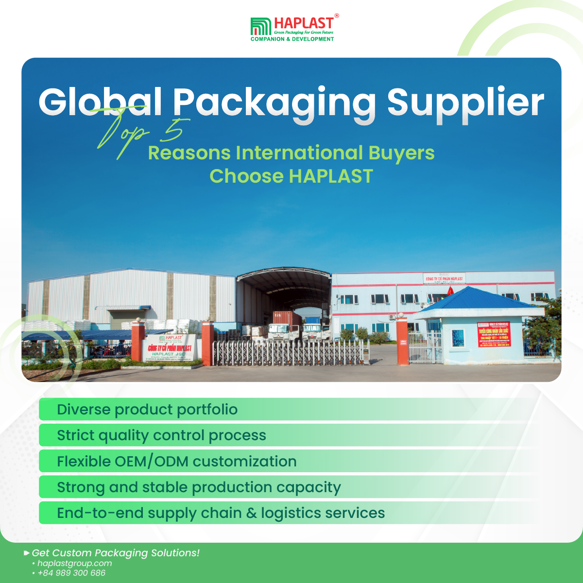 Packaging Solutions - Top 5 Proven Reasons Global Buyers Trust HAPLAST ...