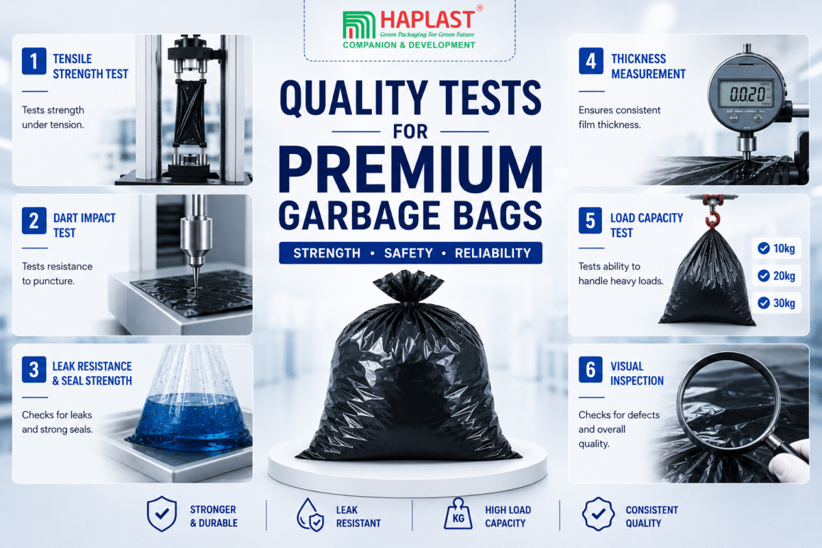 7 Quality Tests for Premium Garbage Bags - Ensuring Strength, Safety ...